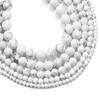 Pino Blanco Natural Cuentas Sueltas Semiacabado DIY Accesorios para Joyería Hecha a Mano Cuentas de Turquesa Blanca Venta al por Mayor de Stock Transfronterizo