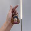 Luz de Ambiente de Dibujos Animados Labubu Capibara Mochila Luz Nocturna Llavero Colgante para Bolso Máquina de Garra Regalo Venta al por Mayor
