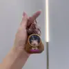 Luz de Ambiente de Dibujos Animados Labubu Capibara Mochila Luz Nocturna Llavero Colgante para Bolso Máquina de Garra Regalo Venta al por Mayor