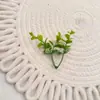 Plantas Aquáticas Artificiais e Acessórios Verdes, Acessórios de Folhas de Plantas Falsas, Materiais DIY para Paisagismo, Decoração de Broche de Eucalipto de Três Galhos