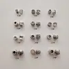 Acessórios de Joias Tecidas com Contas de Furo Grande para Pulseira Colar DIY de Liga Vintage