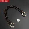 Bolsa de hombro vintage de cadena para debajo del brazo al por mayor de fábrica, bolso de mano acrílico, decoración de cadena ancha para bolso, accesorios de tesoro