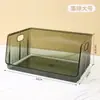 Organizador de cosméticos de escritorio, cesta de almacenamiento para habitación de residencia estudiantil, ideal para mascarillas faciales y productos de cuidado de la piel, cesta de almacenamiento acrílica de gran capacidad