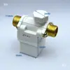 Válvula Solenoide Solar Interfaz de Cuatro Puntos Calentador de Agua Control Automático Válvula de Suministro de Agua Dc12V24Vac220V