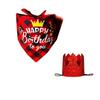 Novo Conjunto de Lenço Saliva Pet Bolinhas Transfronteiriço com Chapéu de Aniversário Cor de Doce Cachecol para Gato e Cachorro