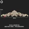 Dongyang Tallado en Madera Estilo Europeo Calcomanía Accesorios para Muebles Flores para Puertas de Madera Tallado Fino Calcomanías para Puertas de Gabinete Flores para Cabeceras Calcomanías de Madera Maciza Decoración