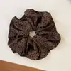 Goma de Pelo de Lujo Estilo Coreano con Estampado de Leopardo para Mujer 2026 Nuevo Moño Cuerda para Cola de Caballo Accesorio para el Cabello