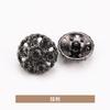 Forma de Flor Broca Superior Vazado Metal Estilo Chanel Casaco Roupas Jaqueta Corta-vento Suéter Tricô Botão Botão Sensação de Alto Padrão