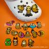 Zapatos de perezoso zapatos con agujeros de flores accesorios DIY hebilla para zapatos accesorios animal lindo plástico PVC gota hebilla decorativa comercio electrónico transfronterizo