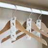 4 Cabide de Roupas Gancho de Conexão Multifuncional Doméstico Multicamadas Artefato de Armazenamento Quarto Guarda-roupa Roupas Rack de Secagem