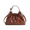 Bolso de Mujer, Bolso de Mujer, Bolso Balde Plisado a la Moda, Bolso de Hombro Casual Simple Nuevo de Invierno para Mujer, Bolso de Mujer Estilo Coreano