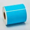 Papel Térmico Colorido Três Provas Autoadesivo Etiqueta Papel Código de Barras Vermelho Amarelo Azul Verde Impressão Brilhante Fosco Adesivos Multiespecificação