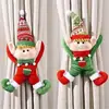 Venda Quente da Amazon Tecido Novo Transfronteiriço Chapéu Pontudo Boneco de Elfo Cortina de Pendurar na Porta Suporte para Árvore de Natal Decorações Pendentes