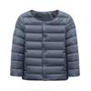2024 Invierno Relleno de plumón para niños Manga larga Mediano y Grande Niños Niñas Bebé Plumón de pato blanco Chaqueta interior ligera de plumón