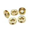 Anillo Metal Hebilla Fija para Cuerda Campana Colgante Aleación Accesorios para Ropa Hebilla Decorativa para Cable Doble Agujero Joyería para Ropa Colgante Hebilla para Cuerda de Gorra