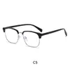 Novos Óculos Masculinos Estilosos para Negócios com Anti-Luz Azul Sem Grau, Adequados para Lentes de Grau, Armação com Ponte em Três Pontos