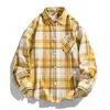 Camisa de Cuadros de Manga Larga C2555
