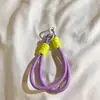 Lanyard para Teléfono Móvil Estilo Casual Correa Trenzada de Moda Lanyard de Ins Funda Universal para Teléfono Móvil con Clip Llavero Cuerda para Cámara