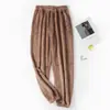 Pijama de Fleece Coral para Mulheres, Outono/Inverno Espessado Fofo de Flanela Roupa de Casa, Pode Ser Usado Fora, Conjunto de Cardigan com Mangas Longas e Robe
