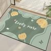 Felpudo para Baño Transfronterizo Felpudo Antideslizante Absorbente para Baño Puerta de Inodoro Diatomeas Secado Rápido Felpudo Alfombra
