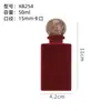 Ventas Directas de Fábrica Botellas de Perfume Afelpadas 30/50ml Hechas a Medida Botellas Dispensadoras Transparentes de Vidrio Botellas de Vidrio