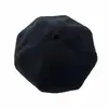Boina feminina 2026 novo estilo coreano moda versátil cor de café chapéu octogonal que faz o rosto parecer menor, chapéu de abóbora de pintor para outono e inverno