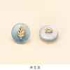 Botones redondos simples de resina, botones de moda para camisas y cárdigans, accesorios decorativos pequeños estilo Chanel para abrigos y chaquetas de mujer