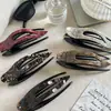 Versión Coreana Pinza de Garra Cola de Golondrina Estampado de Leopardo de Gama Alta Tamaño Grande Retro Nuevo Otoño 2025 Elegante Pinza de Tiburón Pinza para la Parte Posterior de la Cabeza para Mujeres
