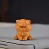 Lembrança de Natal Escultura em Madeira de Cipreste Chaveiro de Natal Pingente Produtos de Madeira do Zodíaco Cartoon Dragão, Cobra e Ano do Cavalo
