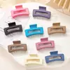 Nuevo Clip para el Cabello Simple de Color Frosted Clip de Cabello de Gama Alta para Mujeres con Cabello Semi-Recogido en la Parte Posterior de la Cabeza Pinza de Tiburón Venta al por Mayor