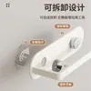 Adhesivo de Ventosa Portarrollos de Papel de Cocina Montaje en Pared Almacenamiento Sin Taladro Papel Absorbente de Aceite Portarrollos de Film Transparente Barra Colgante Colgador de Trapos