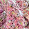 Mini cabeza de princesa en caja pinza pequeña de agarre flequillo pinza frente horquilla rota banda de goma para niños no lastima anillo para el pulgar venta al por mayor