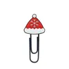 Serie navideña clips de papel decorativos de PVC material de oficina clips de marcapáginas lindos clips de papel creativos para DIY