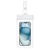 Bolsa de celular à prova d'água com capacidade de tela sensível ao toque, adequada para mergulho, natação e entregadores, bolsa especial à prova de poeira para fontes termais, capa de celular à prova d'água