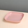 Prato de Cuspir Ossos Quadrado de Plástico Espessado Transfronteiriço Doméstico Comercial de Mesa Prato para Armazenar Sobras Prato de Sobremesa para Chá da Tarde