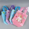 Amazon Dibujos Animados Lindos Regalo Infantil Compras Festivo Bolsa No Tejida Bolsa Tote para Almuerzo Fabricantes
