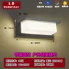 Luz de Pared para Exteriores Súper Brillante Impermeable con Sensor para Patio Terraza Villa Balcón Faro para Puerta de Entrada
