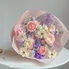 Xuenai papel abullonado amasado a mano papel plisado impermeable mate papel original empaque de ramo flores material floral floristería