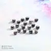 Cuentas de cerámica cocidas en horno de alta temperatura de Jingdezhen, varias formas de cuentas sueltas para accesorios de ropa, accesorios para pulseras de agujero recto, cuentas de cerámica
