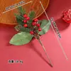 Cortes Navideños Transfronterizos Piñas Simuladas Ramo de Piñas Navideñas Simuladas Accesorios Decoración Festiva Frutas Navideñas Simuladas