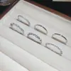 Anillo Abierto Geométrico de Circonita Estilo Palacio Francés, Anillo de Dedo Índice de Alta Gama de Nicho, Joyería de Moda, Exquisita y Personalizada para Mujeres