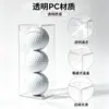 Caja Porta Pelotas de Golf Paquete de 3 Plástico Transparente Cuadrada Empaque Caja para Pelotas GOLF Caja al por Mayor Regalo