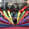 Cinta de seda roja, cinta colorida, seda para danza, seda de siete colores engrosada, para ceremonia de inauguración, reunión deportiva, actuación de danza de inauguración, Metabo