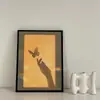 Pintura Decorativa para Pared de Fondo de Sofá con Plantas de Luz y Sombra para Colgar en la Pared, Pintura Decorativa para la Entrada del Hogar, Adornos para Mueble de TV y Mesita de Noche