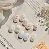 Pegatinas Tomoni para Uñas con Relieve Populares Pequeñas Frescas y Dulces Pegatinas para Uñas Dibujos Animados Refrescantes Joyería de Verano Pegatinas