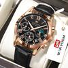 VAVAVOOM - Reloj de pulsera para hombre, nuevo, multifuncional, resistente al agua, con calendario y aguja luminosa, venta al por mayor transfronteriza