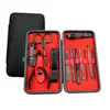 Conjunto de Cortadores de Unha, Conjunto Completo de Cortadores de Unha Domésticos Masculinos, Alicate de Manicure, Tesoura para Cutícula, Limpador de Ouvido, Kit de Ferramentas para Pedicure
