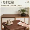 Mesa cuadrada pequeña, adecuada para apartamentos pequeños, mesa de café móvil, ideal para propiedades de alquiler, con patas de madera maciza, se puede usar como mesa auxiliar de sofá, mesita de noche o mesa de té para balcón