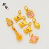 Esperando el estilo ins chino colgante de caramelo de diamante accesorios de joyería diy de oro vietnamita colgante de planeta rosa feliz