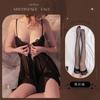 Lencería Sexy, Traje de Tentación de Deseo Puro Sexy de Malla Transparente, Pijamas, No es Necesario Quitarse el Uniforme, Ropa de Cama Apasionada con Entrepierna Abierta